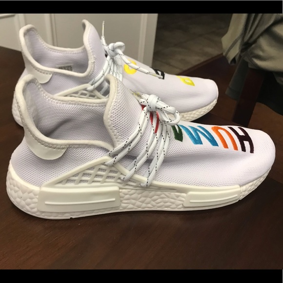 Adidas Pharrell Williams NMD HU Human Race White - Picture 3 of 6